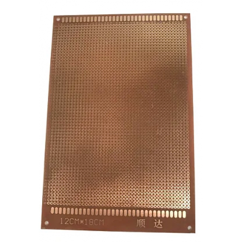 PLACA PERFURADA *FIBRA DE VIDRO FACE SIMPLES 12X18CM